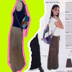 90's Billy Blues Cargo Skirt Featured in the Delia's Catalog